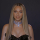 Beyoncé Knowles Carter accepting the Humanitarian Award at the 2020 BET Awards.